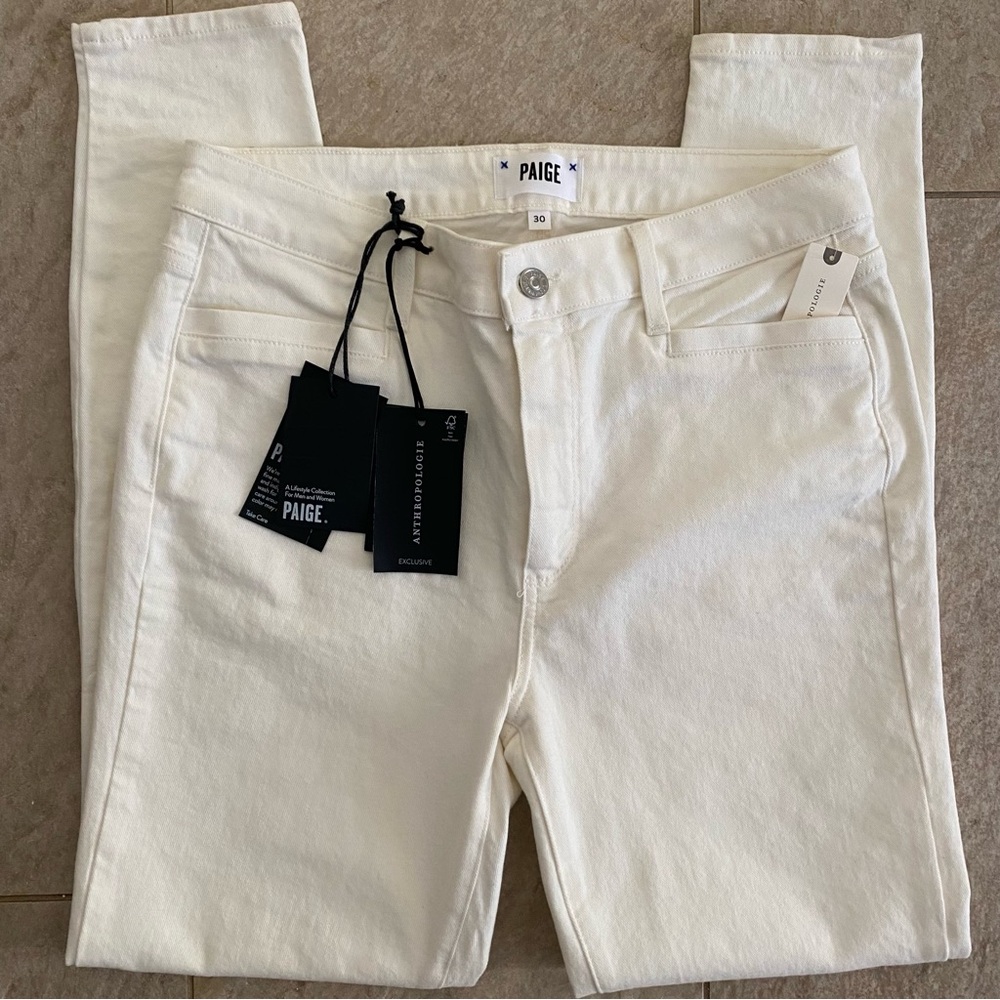*NWT* PAIGE High Rise Ankle Denim Jeans